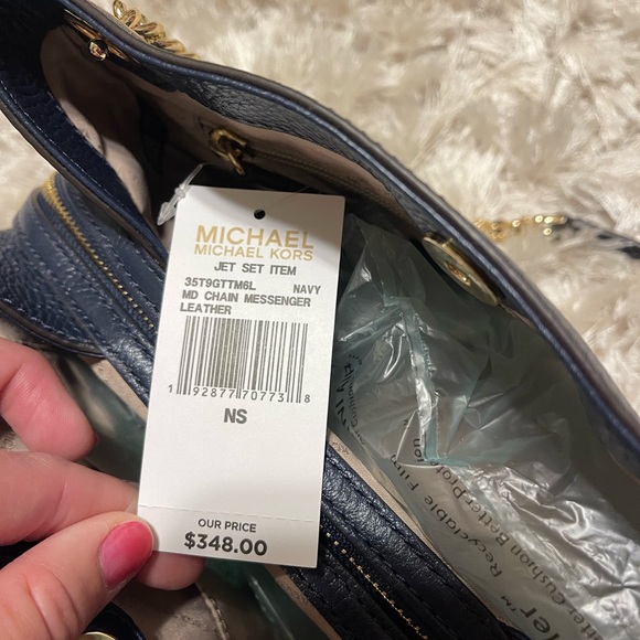✨ Brand New Michael Kors Jet Set Item Medium Chain Messenger Shoulder Bag ✨ - Picture 13 of 16